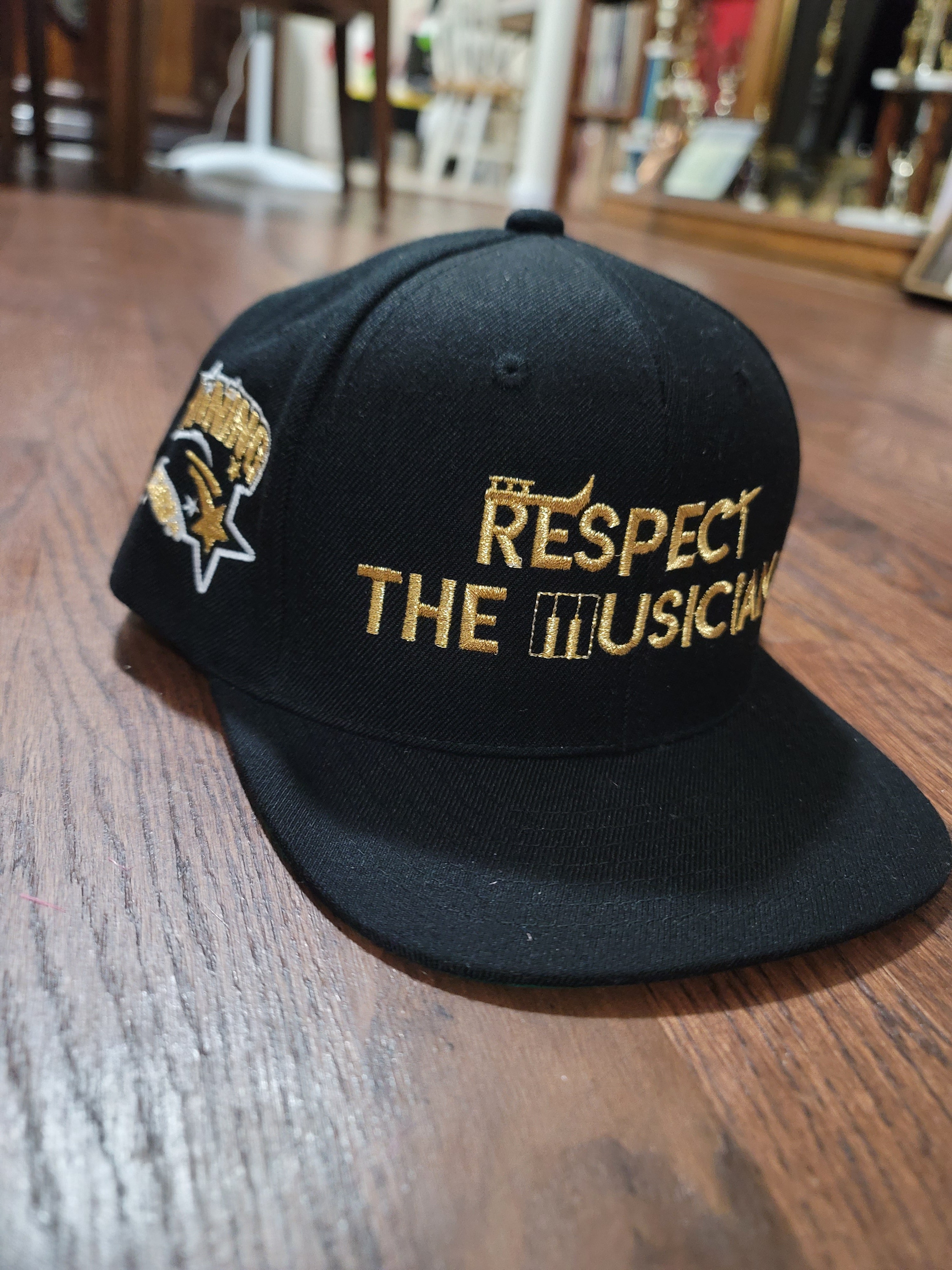 Respect The Musician Black Snapback (Gold Letters) – SXNTYLR